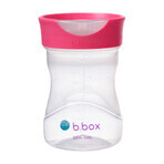 B.Box, cup for learning to drink, training cup, raspberry, from 12 months, 240 ml