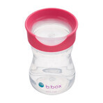 B.Box, cup for learning to drink, training cup, raspberry, from 12 months, 240 ml