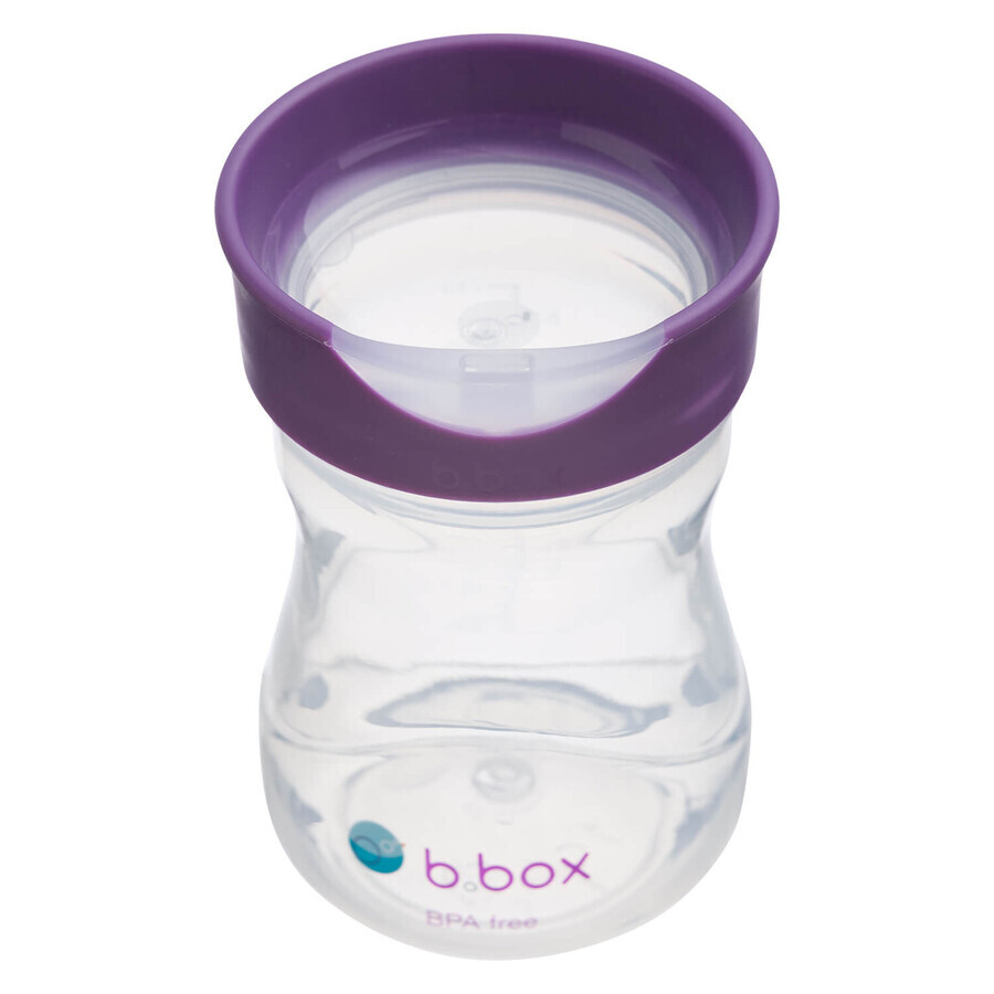 B.Box, gobelet d'apprentissage de la boisson, gobelet d'entraînement, raisin, à partir de 12 mois, 240 ml