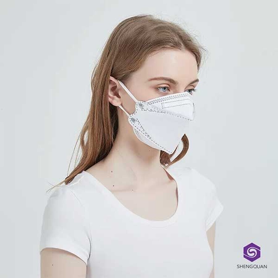 BMSS, demi-masque respiratoire avec graphène, 5 couches, classe FFP2, 1 pièce