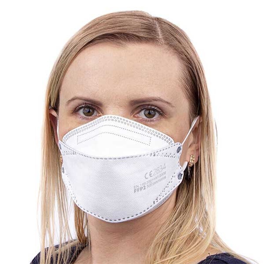 BMSS, demi-masque respiratoire avec graphène, 5 couches, classe FFP2, 1 pièce