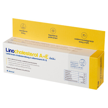 Linocholesterol A+E light, crème de cholestérol avec vitamines A et E, 80 g