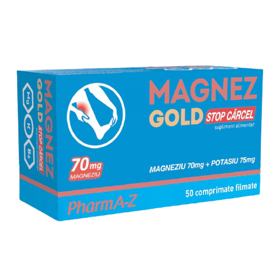 Magnez Gold Stop Carcel, 50 comprimés, PharmA-Z