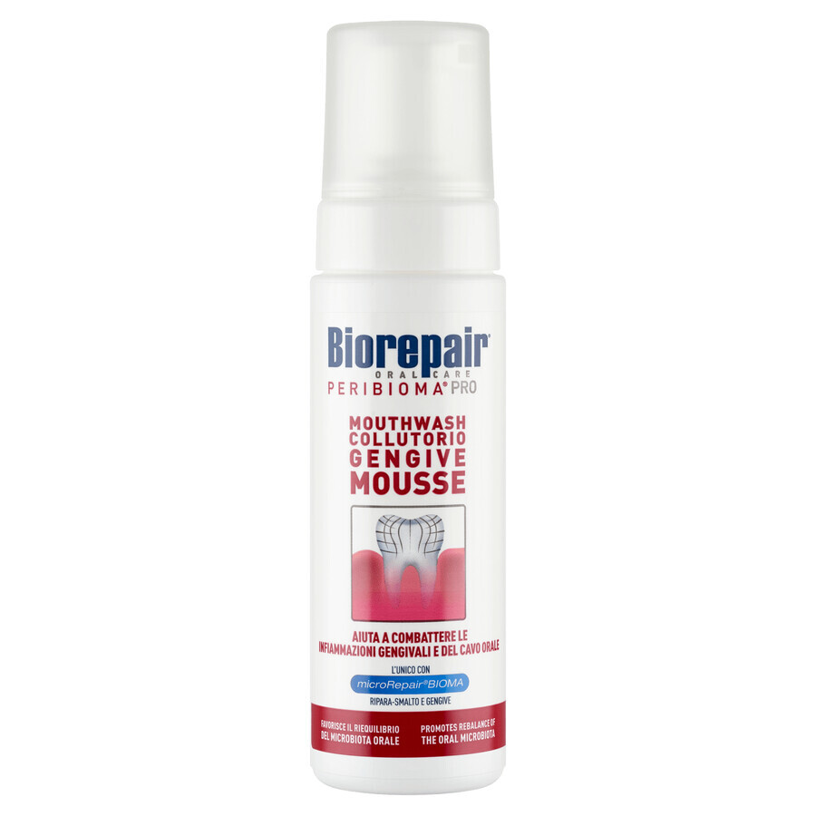 Biorepair, Peribioma, mousse d'hygiène buccale, 200 ml