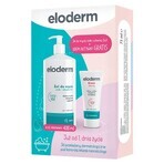 Eloderm Omega 3-6-9 Plus, gel nettoyant 2 en 1 pour le corps et les cheveux, à partir du 1er jour, 400 ml + crème extra active à partir du 1er jour, 75 ml