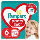 Pampers Pants, Windeln, Größe 6, 14-19 kg, 84 Stück