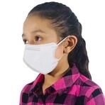 Demi-masque respiratoire, 4 couches, classe FFP2, pour enfants, 1 pièce