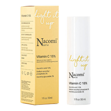 Nacomi Next Level, sérum à la vitamine C 15%, 30 ml