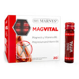MagVital avec 375mg de magnésium et vitamine B6, 20 flacons x 11 ml, Marnys
