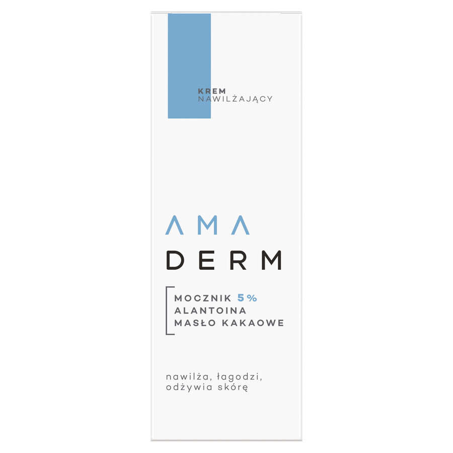 Amaderm Urea 5%, crema hidratante, 50 ml