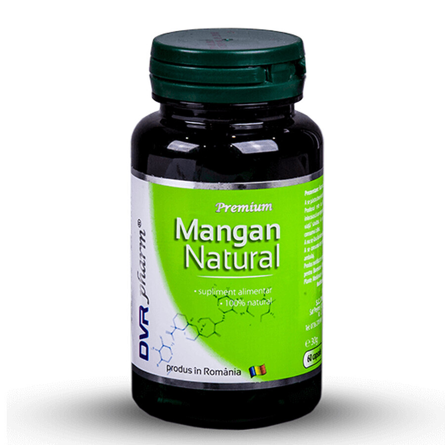 Manganèse naturel, 60 cps, Dvr Pharm