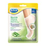 Scholl PediMask, masque nourrissant pour les pieds à l'aloe vera, 1 paire