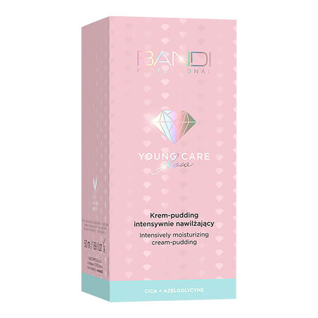 Bandi Young Care Glow, crème-pouding hydratante intensive, cica + azeloglycine, 50 ml