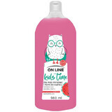 On Line Kids Time, gel douche et lotion de bain 2 en 1, parfum pastèque, plus de 3 ans, 980 ml