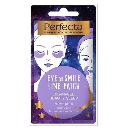 Perfecta Eye or Smile Line Patch, patchs en gel pour les yeux ou les ridules, 2 pièces