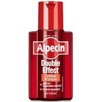 Alpecin Double Efect, shampooing à la caféine contre la chute des cheveux et contre les pellicules, 200 ml