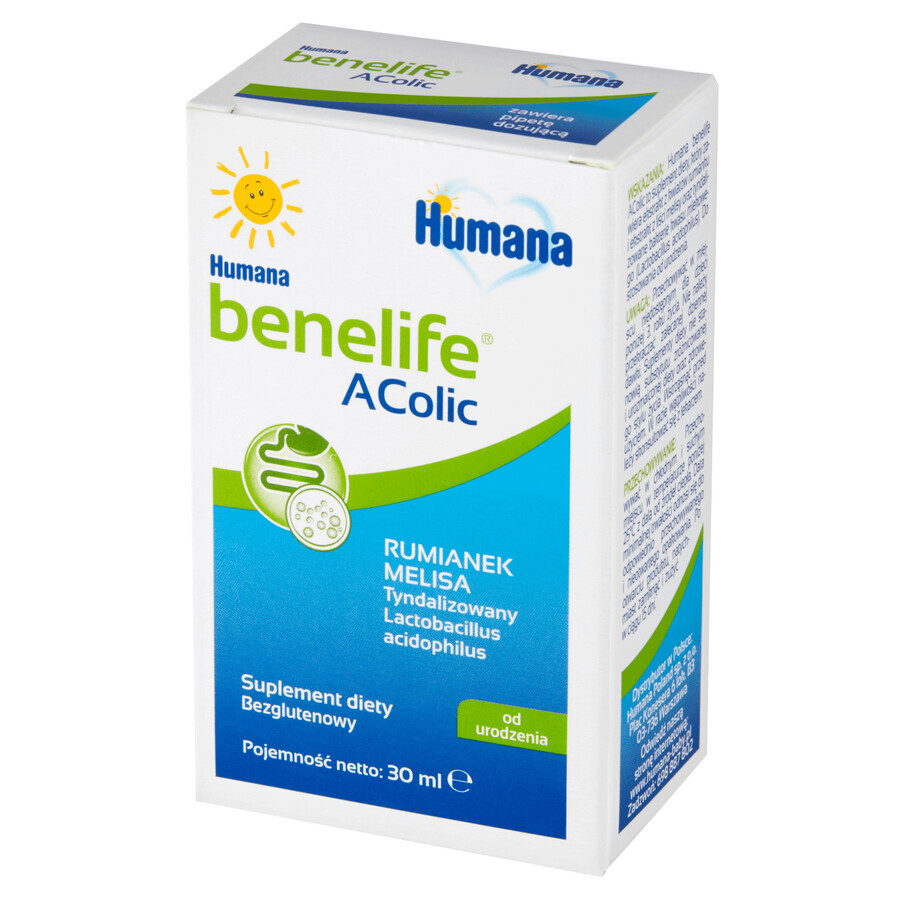 Humana Benelife Acolic, dès la naissance, 30 ml