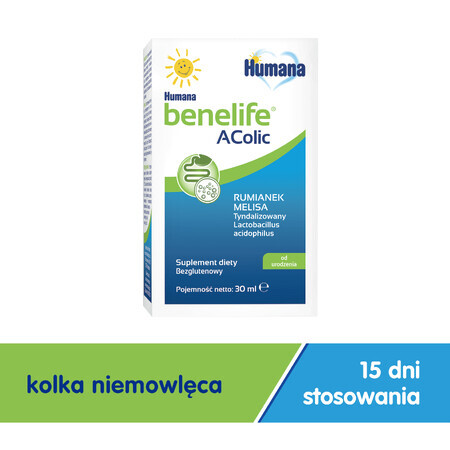 Humana Benelife Acolic, dès la naissance, 30 ml