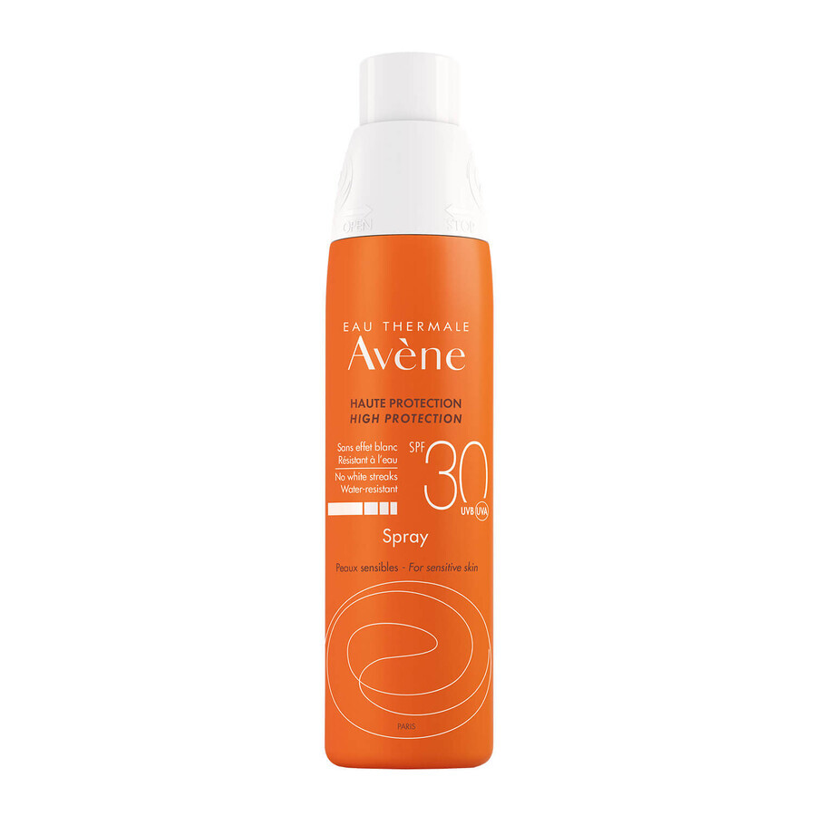 Avene Sun, schützendes Körperspray, empfindliche Haut, SPF 30, 200 ml