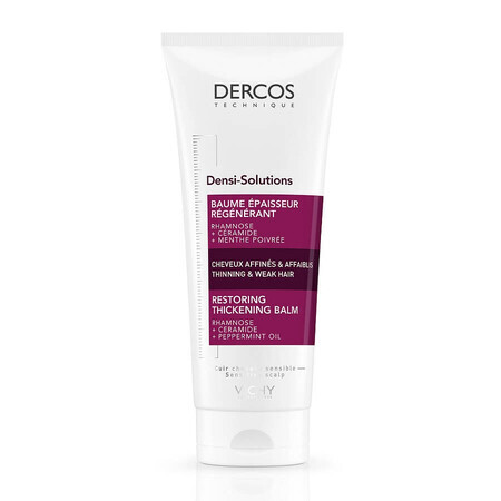 Vichy Dercos Conditioner für schütteres und dünner werdendes Haar mit Densi-Solutions Verdichtungseffekt, 200 ml