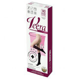 Veera Premium Knee High Socks, 140 Den, Size M, Black