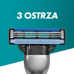 Gillette Mach 3, cartouches de remplacement, 5 pièces