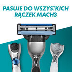 Gillette Mach 3, cartouches de remplacement, 5 pièces