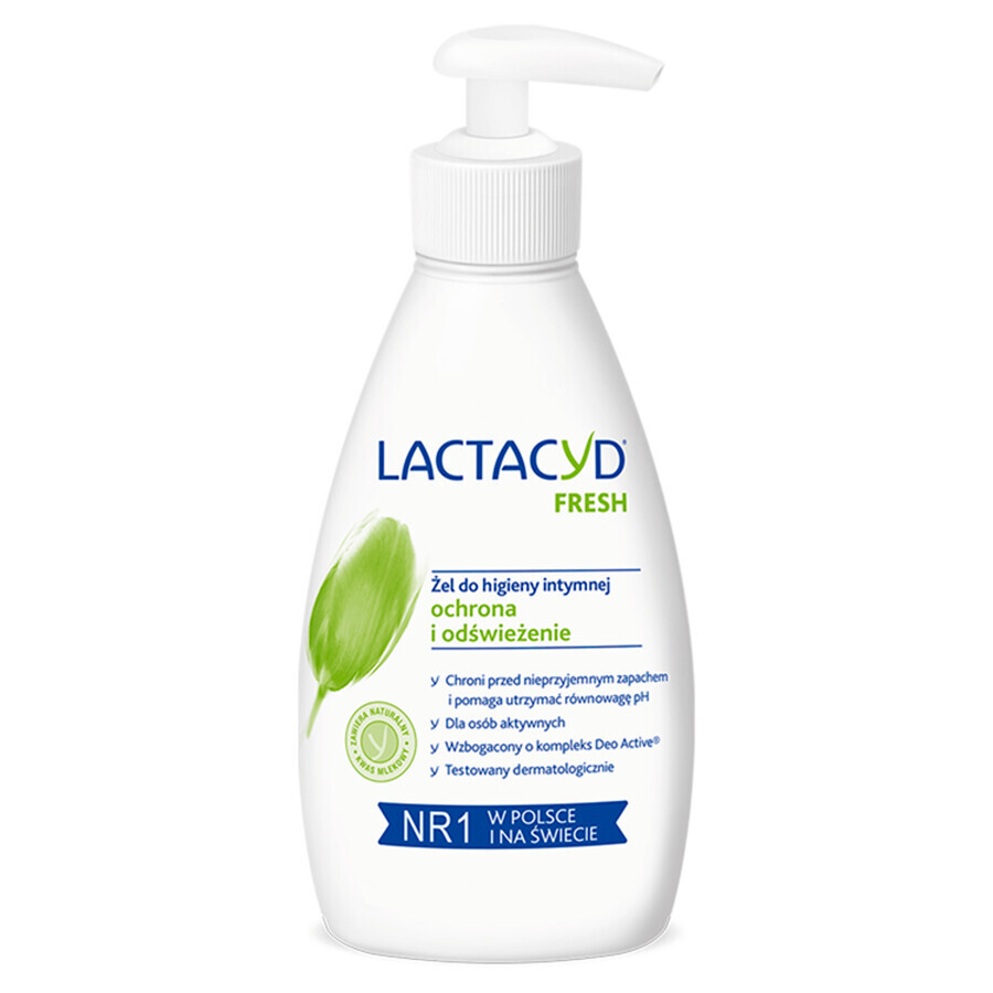 Lactacyd Fresh, gel rafraîchissant pour l'hygiène intime, 200 ml