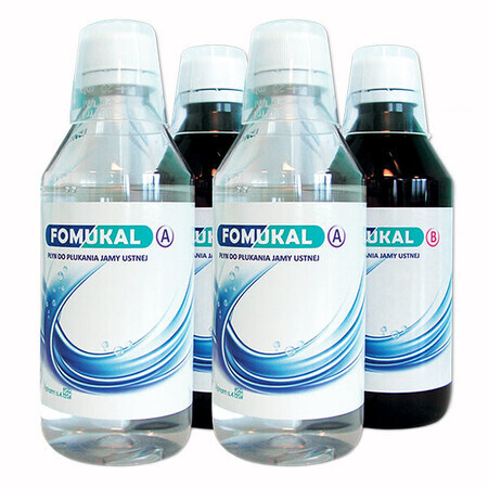 Fomukal, bain de bouche, 2 x 225 ml + 2 x 225 ml