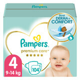 Pampers Premium Care, Windeln Größe 4, 9-14 kg, 104 Stück