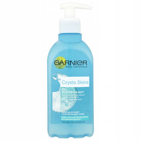 Garnier Clean Skin, gel purifiant et resserrant les pores, 200 ml