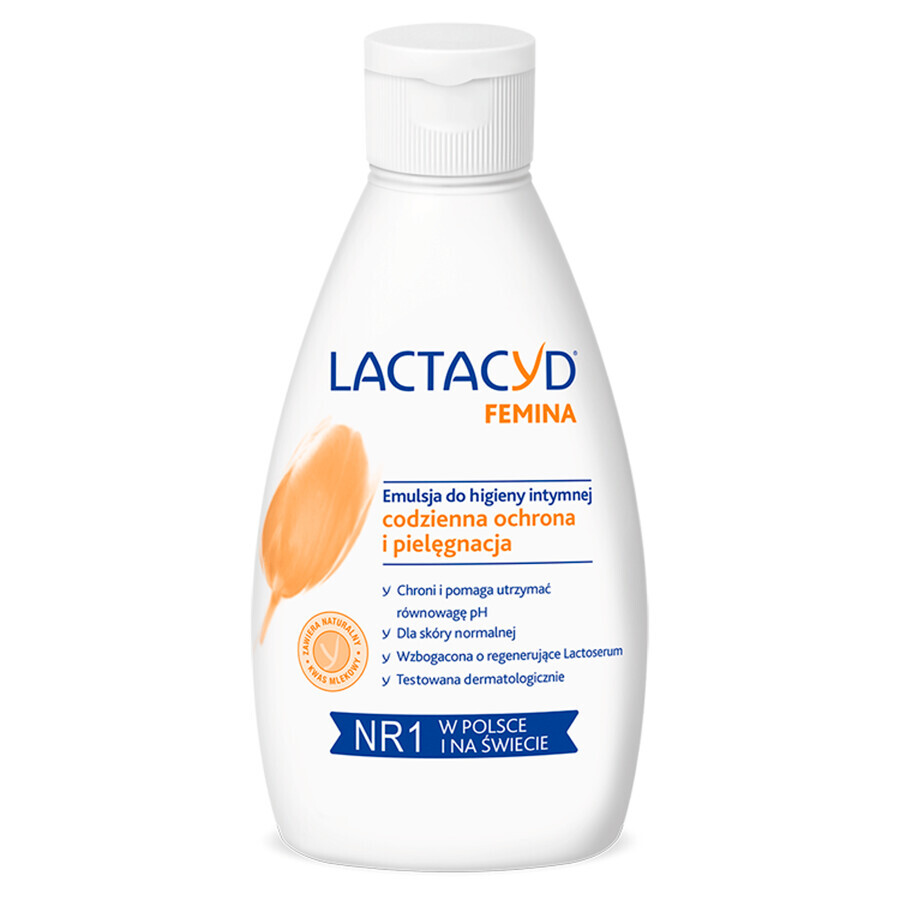 Lactacyd Femina, émulsion pour l'hygiène intime, 200 ml