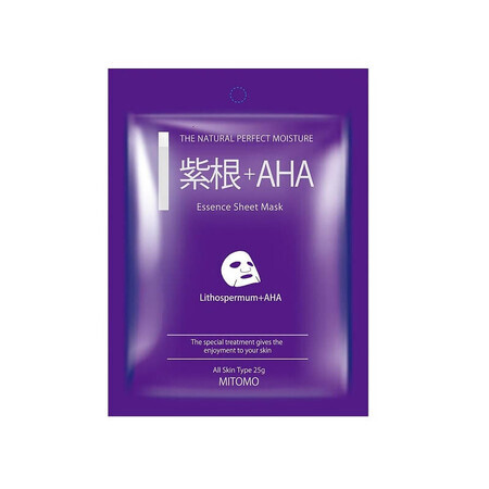 Gesichtsmaske mit AHA und Lithospermum, 25 g, Mitomo