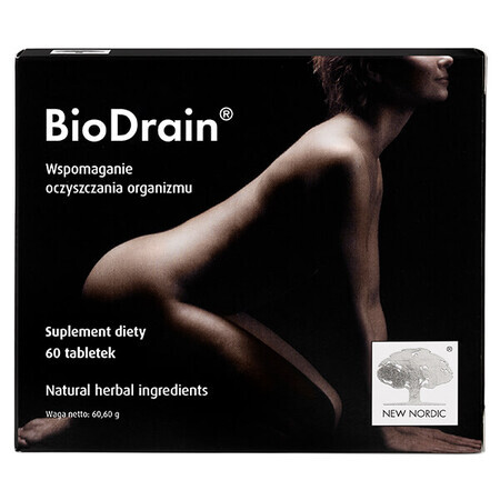 New Nordic BioDrain, 60 tablets