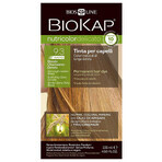 Biokap Nutricolor Delicato Rapid, coloración capilar, 9.3 rubio dorado muy claro, 135 ml