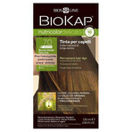 Biokap Nutricolor Delicato Rapid, tinte colorante para el cabello, 7.0 rubio medio natural, 135 ml