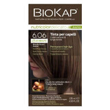 Biokap Nutricolor Delicato Rapid, coloración capilar, 6.06 rubio oscuro, 135 ml