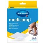 Medicomp, compresses stériles en non-tissé, 4 couches, 10 cm x 10 cm, 5 x 2 pcs.