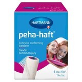 Peha-haft, self-adhesive, elastic bandage, 6 cm x 4 m, 1 pc