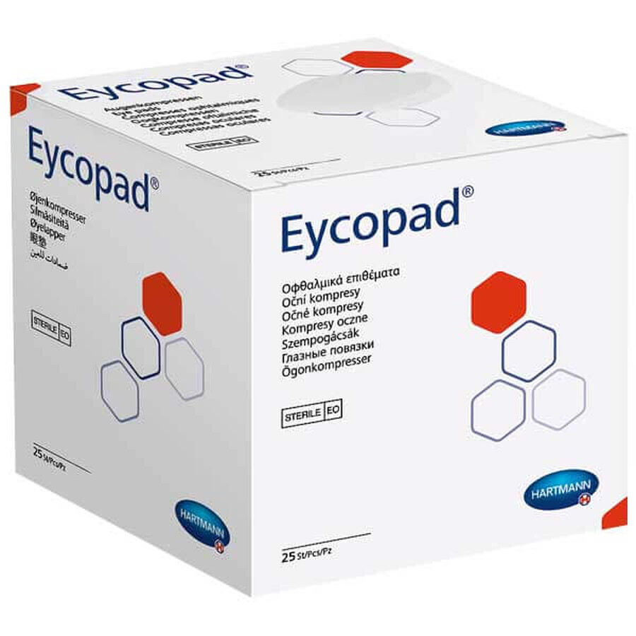 Eycopad, eye pad, sterile, 56 mm x 70 mm, 25 pieces