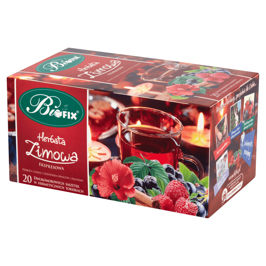 Bi Fix, premium winter fruit tea, 20 sachets