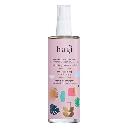 Hagi Holidays in Bali, natürliches Körperöl, feuchtigkeitsspendend, 100 ml