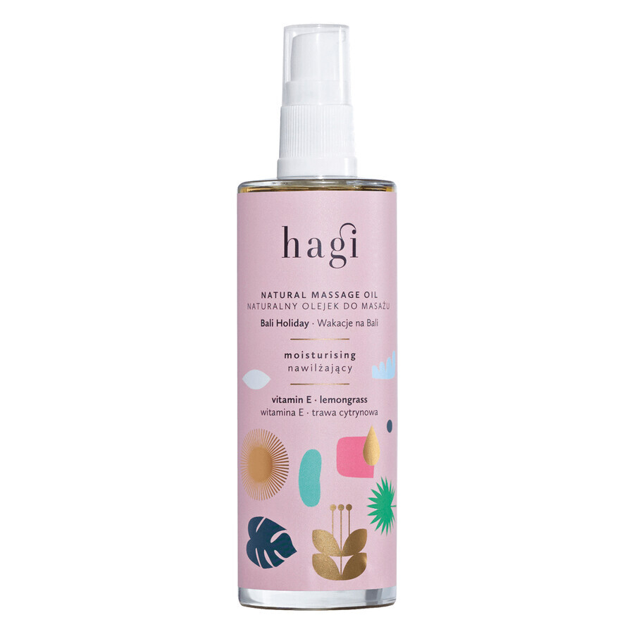 Hagi Holidays in Bali, natürliches Körperöl, feuchtigkeitsspendend, 100 ml