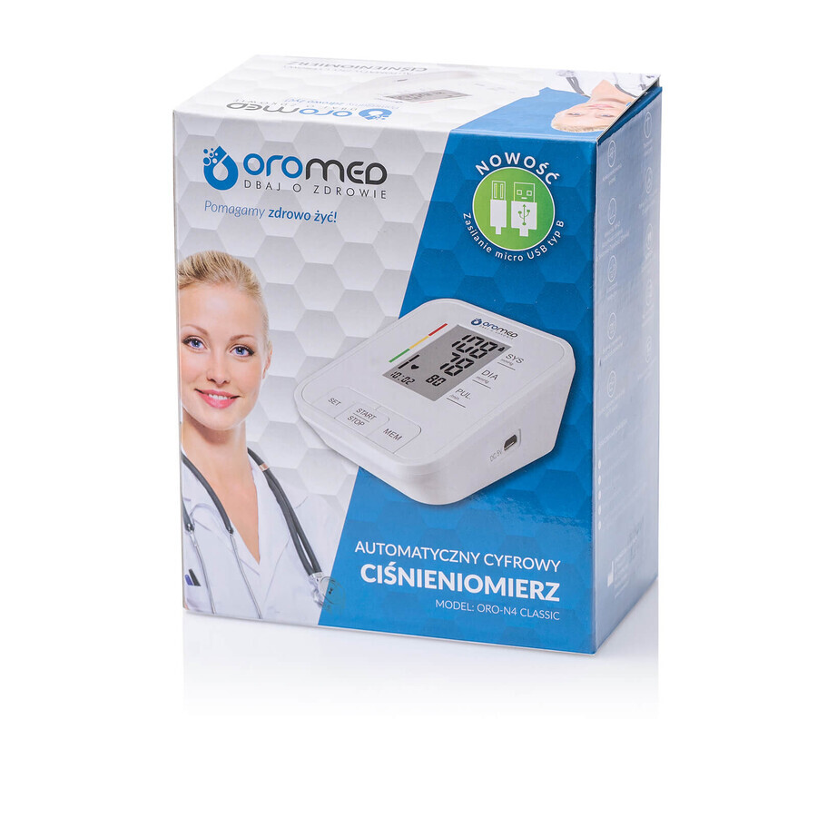 Oromed Oro-N4 Classic, tensiómetro electrónico de brazo