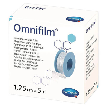 Omnifilm, film adhésif, 1,25 cm x 5 m, 1 pièce