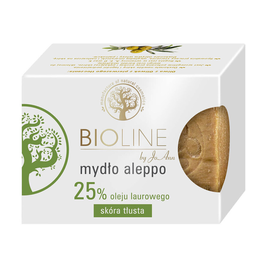 Bioline, Aleppo soap 25% laurel oil, 200 g