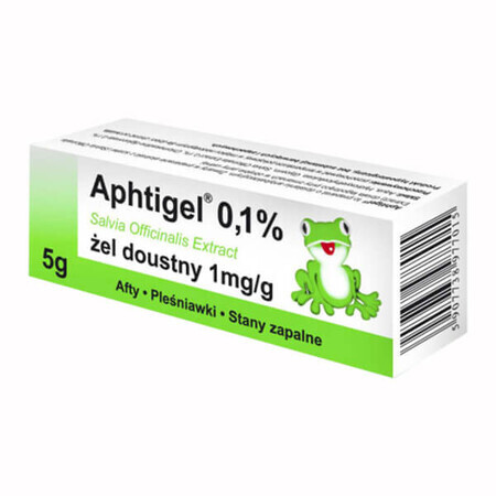 Aphtigel 0,1% gel oral, 5 g