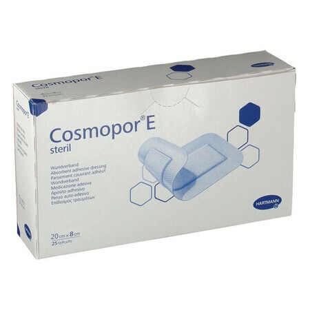 Cosmopor E, surgical dressing, sterile, 20 cm x 8 cm, 25 pcs