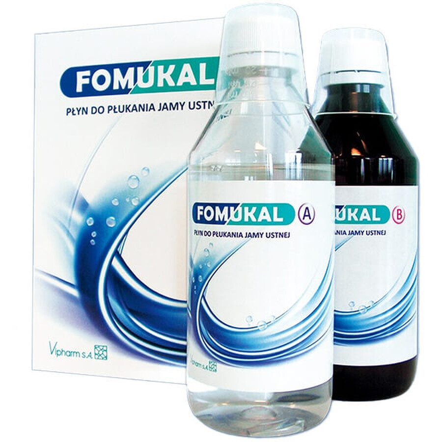 Fomukal, enjuague bucal, 225 ml + 225 ml