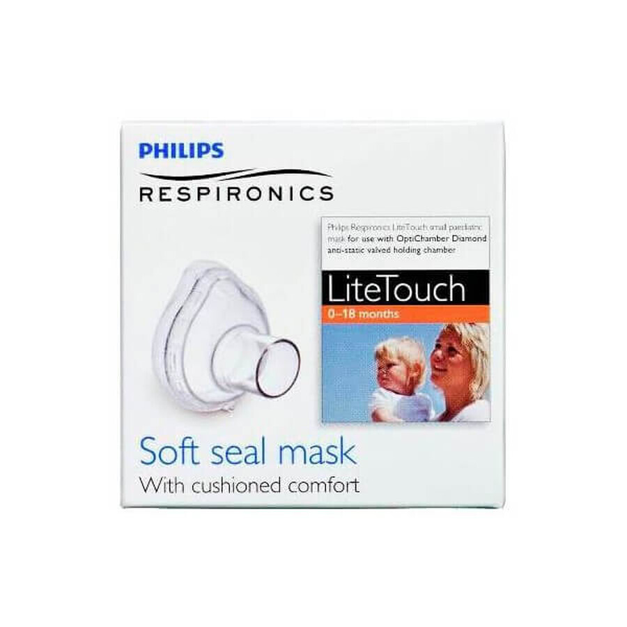 LiteTouch Respironics Optichamber petit masque, 0 - 18 mois, Philips